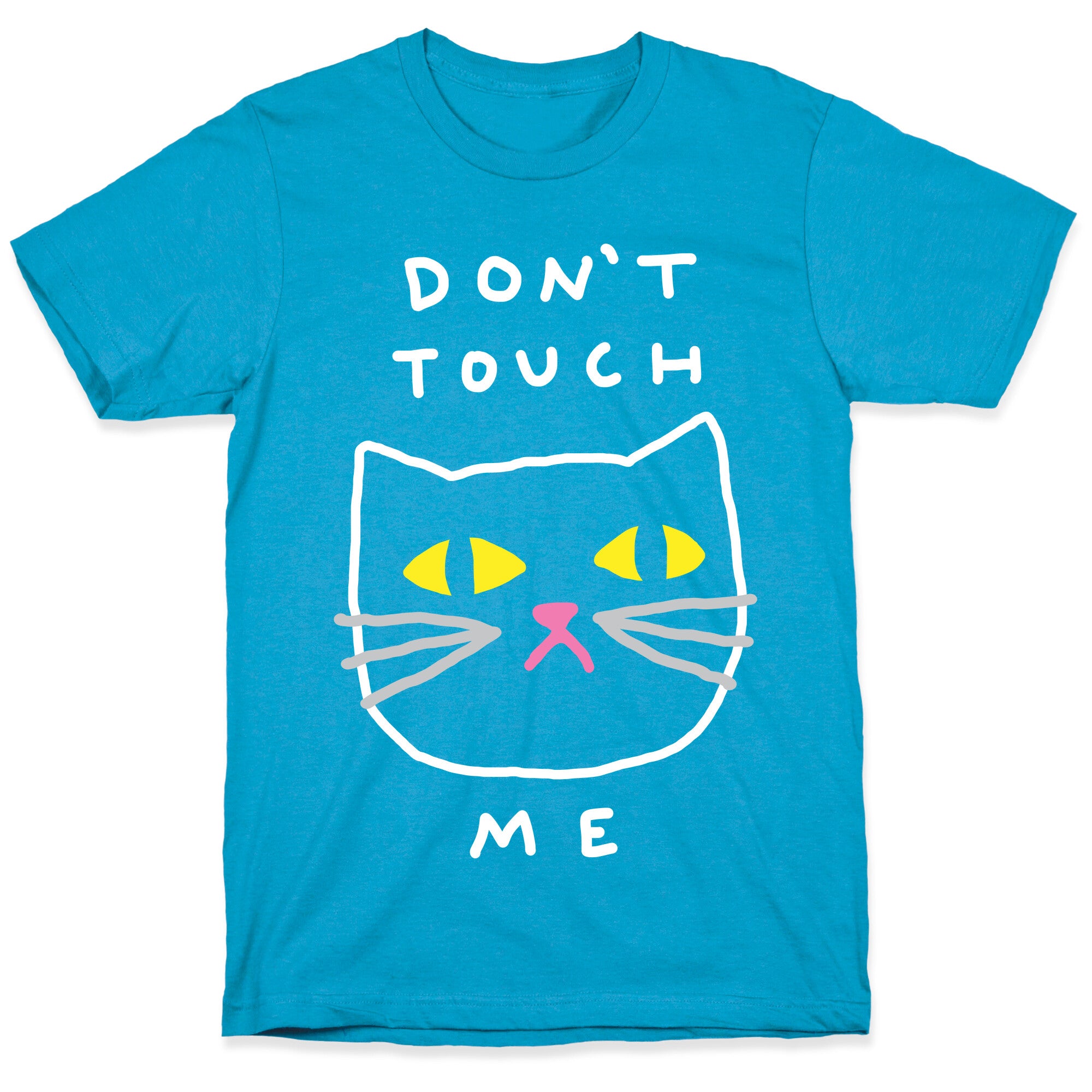 Don't Touch Me Cat Unisex Triblend Tee